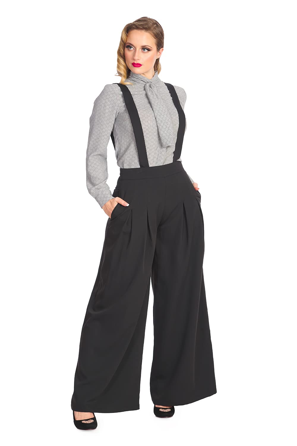 Banned Diamond Trousers, Green, XS - UK8, FR36, DE34, US4 at 