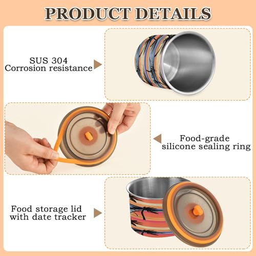 Contenedor hermético para café de acero inoxidable 30 oz miniatura 4