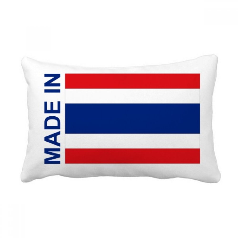 Oreiller lombaire Thaïlande multicolor 16x24 housse insert pour déco maison DIYthinker
