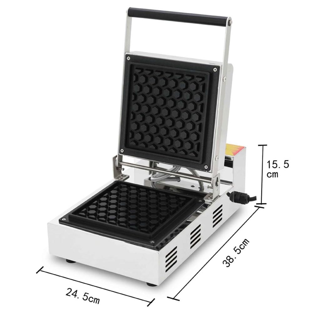PAHION Belgische Waffelmaschine Elektrische Waffeleisen Waffelautomat Professional Doppelseitige Heizung Temperatur- Und Zeitsteuerung Für Waffeln, Rösti, Zimtschnecken, Omelett, Mittagessen, Snacks