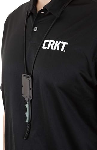 Vista 42 de CRKT - Cuchillo Bowie minimalista con engranajes EDC: Hoja fija compacta de transporte diario, cuchillo utilitario Folts con acabado satinado, mango