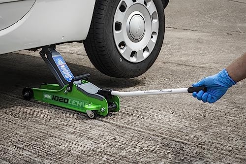 Sealey 1020LEHV 2tonne Low Entry Short Chassis Trolley Jack - Hi Vis Green - 7