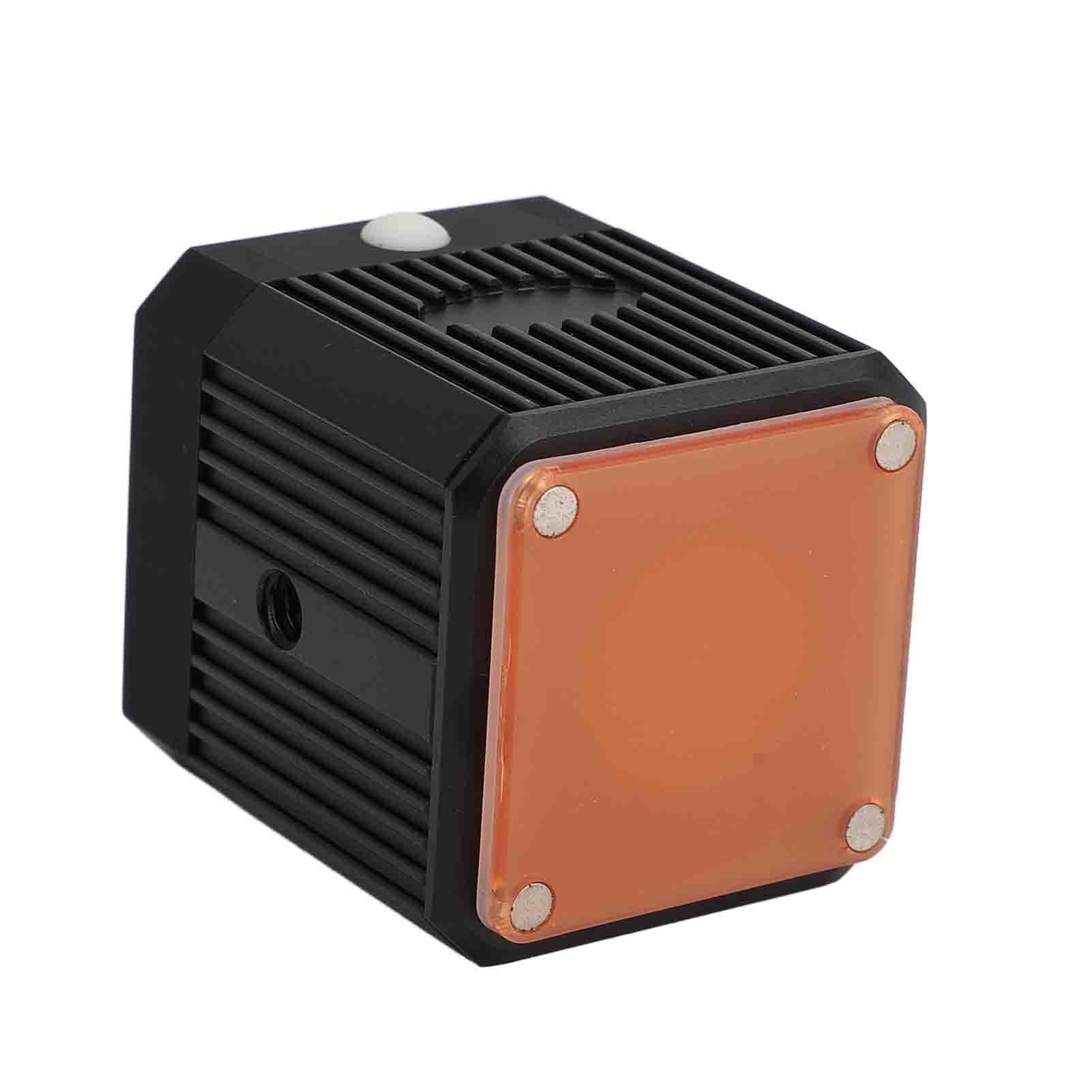 Mini LED Video Light, 1600mAh Rechargeable Portable LED Camera Light, 3200K-5600K Dimmable Fill Photography Light with Two Diffusers for Photography, Cycling, Camping