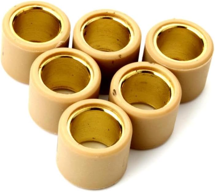 6PC Variator Roller 7g 11g 12g 13g 16g Weights 20x15mm Aftermarket Compatible With Various Vehicle Models .(20x15mm 13g)