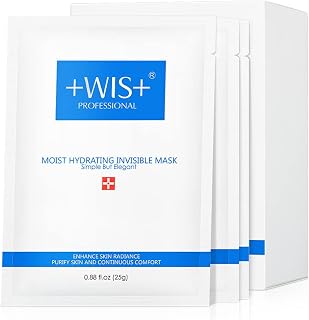 +WIS+ Intensive Hydrating Facial Mask Smoothing Face Sheet Mask 24 Pack, Deep Moisturizing with Hyaluronic Acid, Oil Control, Shrink Pores Firming Anti-aging with Collagen, Gifts for Women and Men