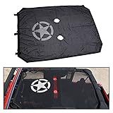 capota jeep wrangler yj Construcción resistente de poliéster con bordes de doble costura y ojales de metal que proporciona protección de larga duración contra el sol y el desgaste diario.