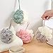 Produktbild ASDAF Bad-Kugel-Körper-Reinigungs-Kugel doppelte Farben-Ineinander greifen Körpermassager- weiche Bad Dusche Wäsche-Schwamm Badezimmer Badezubehör,Farbe zufällig