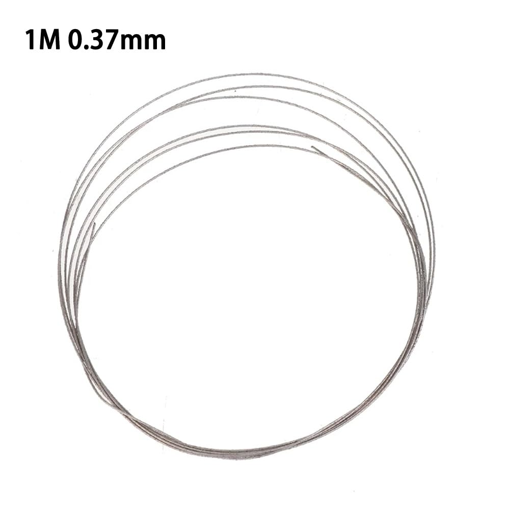 Brzeszczot diamentowy 1M Superfine do cięcia drutu do jadeitu, szkła i skał - Precyzyjne narzędzie tnące, 1 szt(0.37mm)