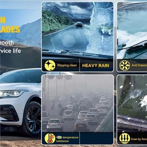 Kit essuie-glace haute performance Chrysler Pacifica 2017-2024 balais aérodynamiques - 2