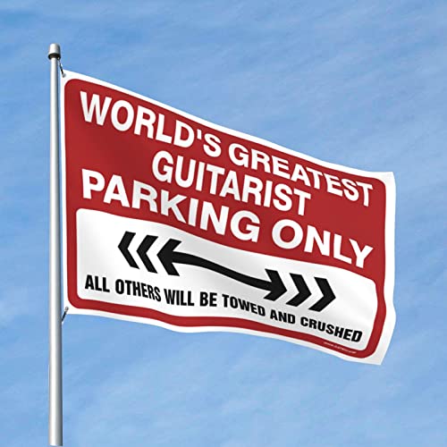 Drapeaux pour les décorations extérieures de chambre World's Greatest Guitarist