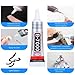 YiJieWZT B 7000 50 ml Clear Glue for Phones, Super Glue, Jewelry Glue, 1.6 fl.oz - with 1 Opening Pry Tool, 2 Rubber Bands