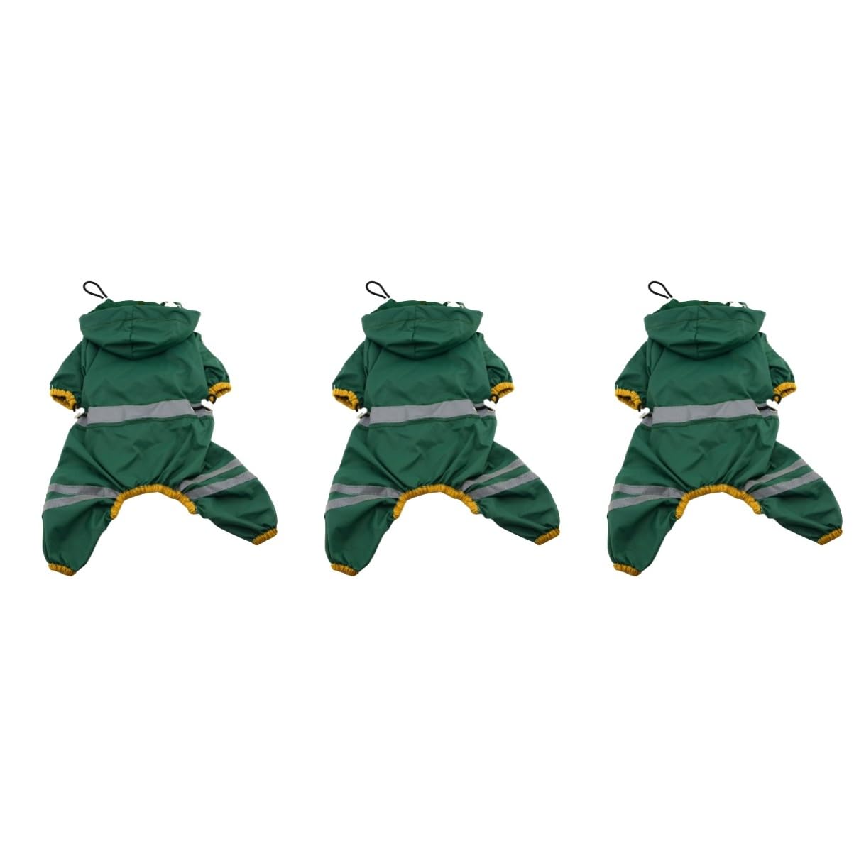 Manteau de pluie pour petit chien design unique XS vert foncé