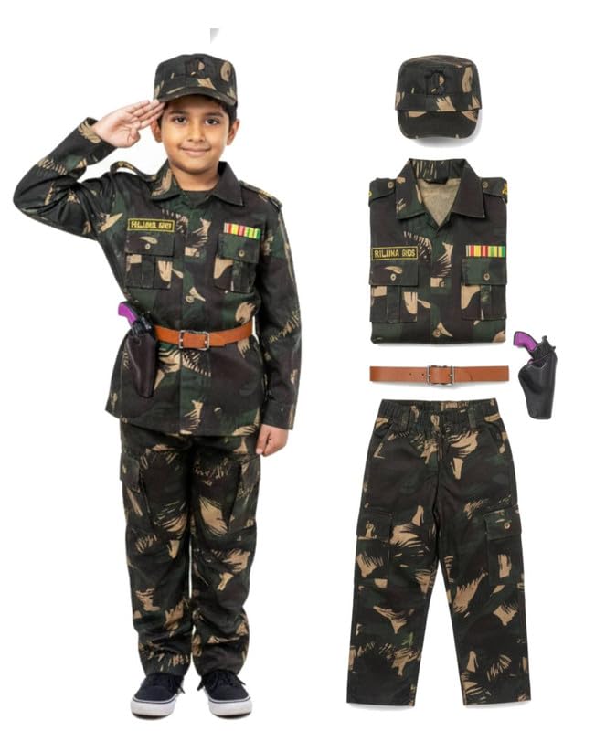 Image of FancyDressWale Community Helper & Career Role Play Costume for Fancy Dress Pilot, Navy, Army, astronaunt, Police Costumes