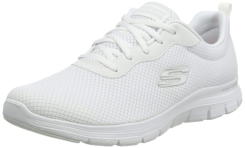 Skechers Damen Flex Appeal 4.0 Brilliant View Sneaker, Weiß Wei Gr N, 39.5 EU