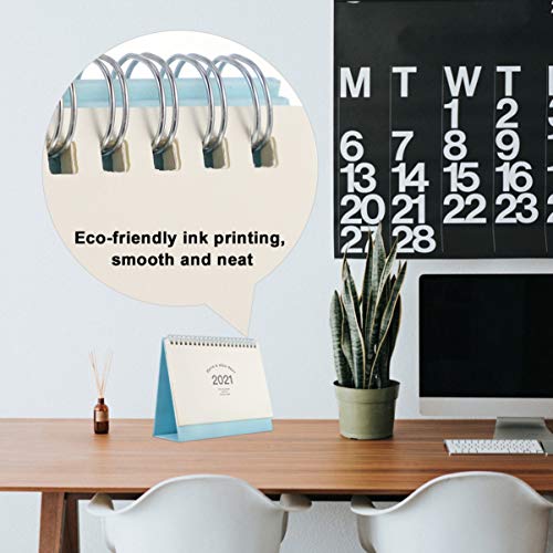 TOYANDONA 1 St Papier Kalender 2021 Staande Maandelijkse Planner Kalender Tabel Kalender Flip Kalender voor Office Home… - Image 3