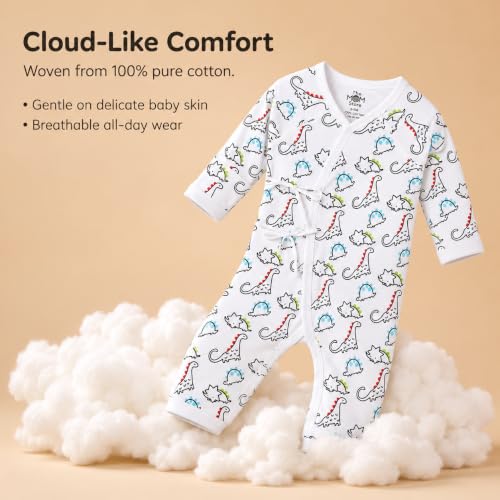 Image of The Mom Store Baby Romper Jabla Style For Boys And Girls | Cotton | Soft Infant Bodysuit | Trendy Stylish Sleepwear For Newborn Baby | Printed | Unisex Comfortable Everyday Baby Wear