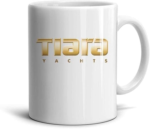 Amazon Com Ninetyrw Personalized Coffee Mugs Tiara Yachts Gold Logo Travel Mug Holiday Birthday Gift For Co Workers Tea Cup Home Kitchen