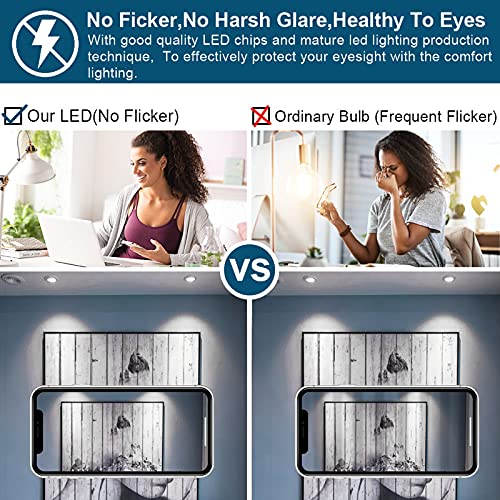 7W Mr16 Led Bulbs 120Volt - Gu5.3 Bi-Pin Base, Dimmable, 7Watt (65W Halogen Bulb Equivalent) No Flicker 4000K Natural White Light Bulb, Mr16 Flood Llighting 120 Beam Angle (Pack Of 10) #TOP2