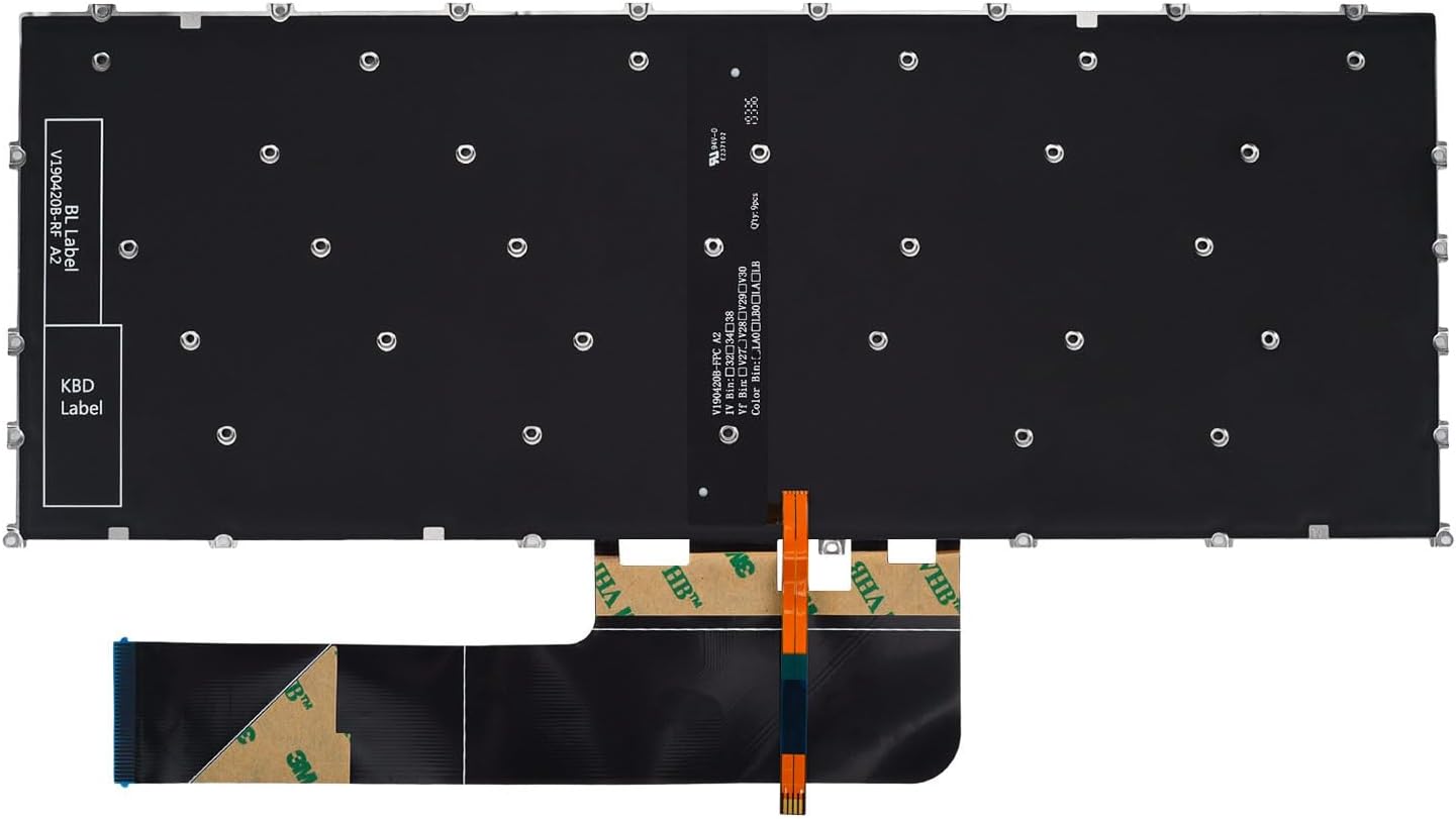 Replacement Backlit Keyboard for Lenovo ideaPad Flex 5-14ARE05 5-14IIL05 5-14ITL05 5-14ALC05, Yoga 7-14ITL5 7-14ARE05 7-14IIL05 Series Laptop US Layout - Image 4
