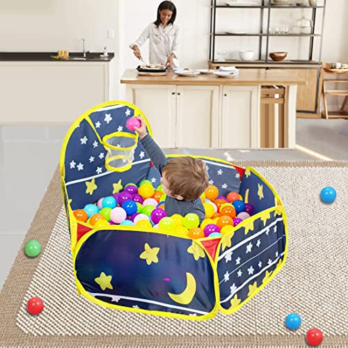 Image of Wembley Ball Pool for Kids Play Area Indoor Setup Baby Ball Pit with 20 Balls Gift Toys for 2 + Years Boys Girls Toddlers - BIS Approved
