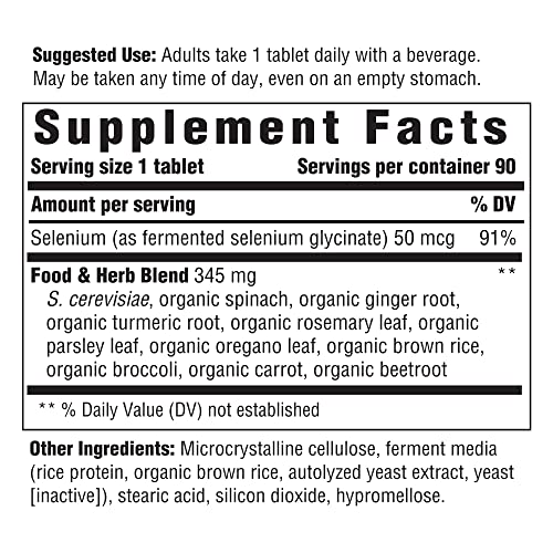 Innate Response Formulas, Selenium, Mineral Supplement, Non-Gmo Project Verified, Vegan, 90 Tablets (90 Servings) #TOP1