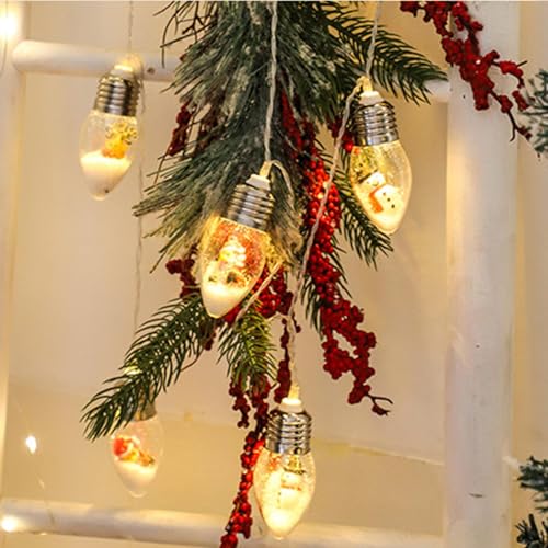 Cordón de luces LED de 3 metros para árbol de Navidad y decoración exterior de jardín 5