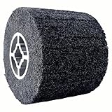 Nylonbürste Satinierwalzen 60 Körnung | Schleifbürste 100 mm - Ø 120 mm | Schleifbreite für Satiniermaschine, Holz, Stein und Metall | zum Metallbearbeitung, Polieren & Entrosten | M19