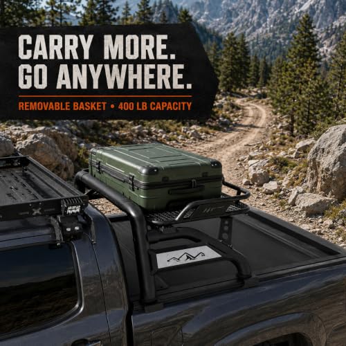 Image of MONOKING Roll Bar for Full Size Truck with Brake Light&Cargo Basket