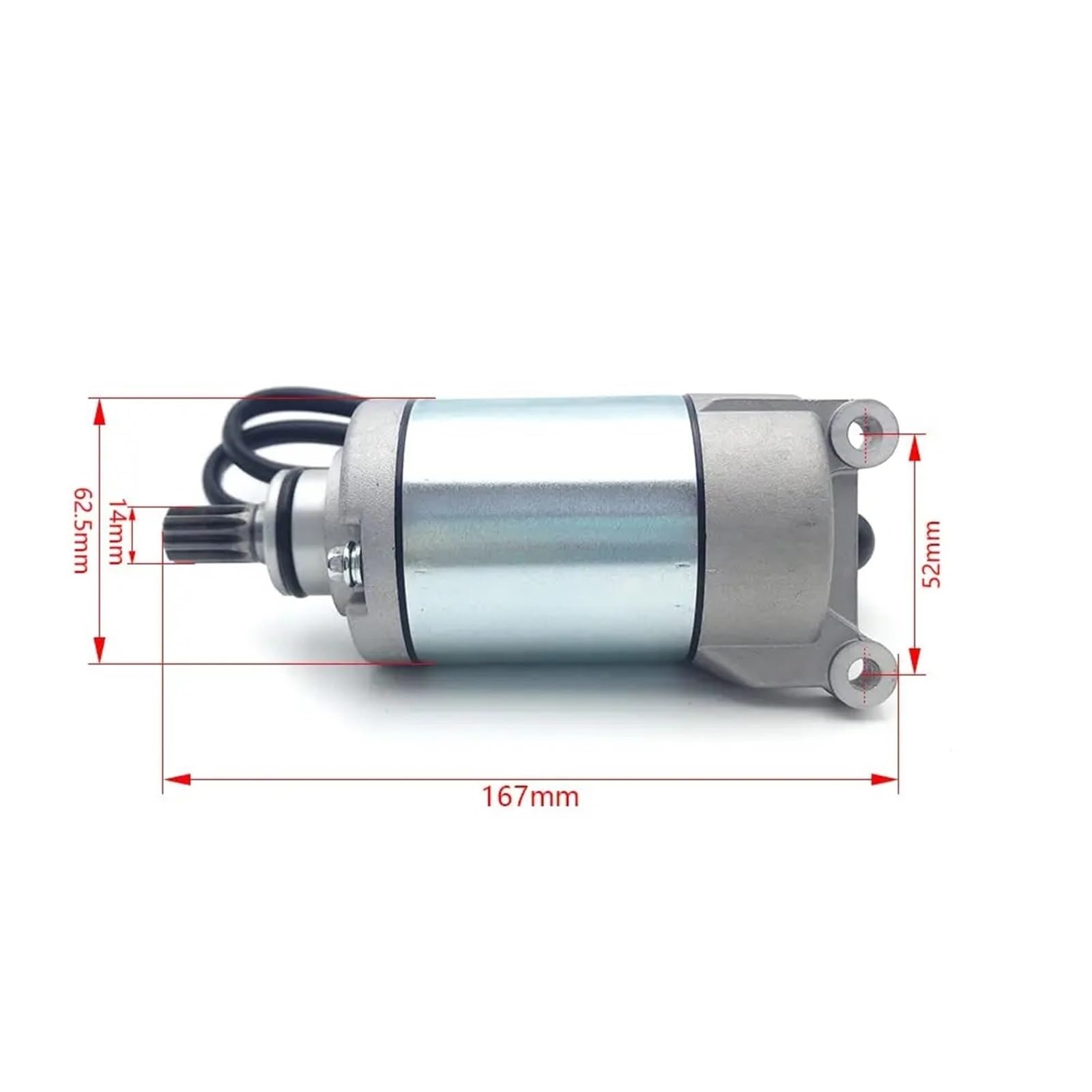 Motorino avviamento Per Motore Elettrico Per ZONGSHEN 250CC CB250-F Avviamento Moto 11 Denti