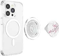 Vista 3 de Sakura Floristería Rosa Flor Japón Regalo Floral Flor de Cerezo PopSockets MagSafe PopGrip para iPhone