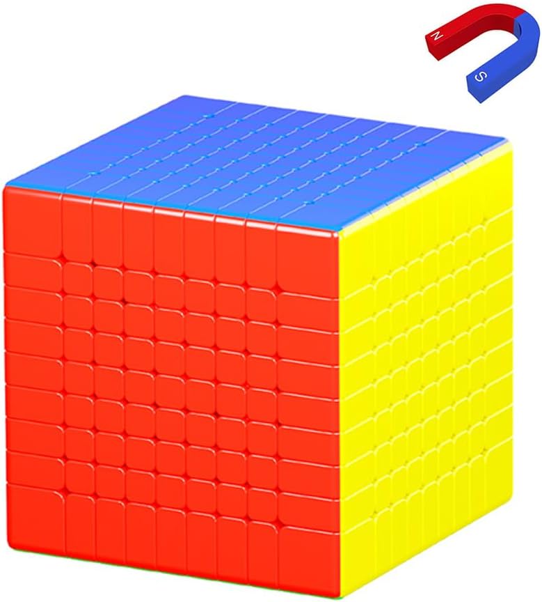 9x9 Magnetic Speed Cube Stickerless Cube
