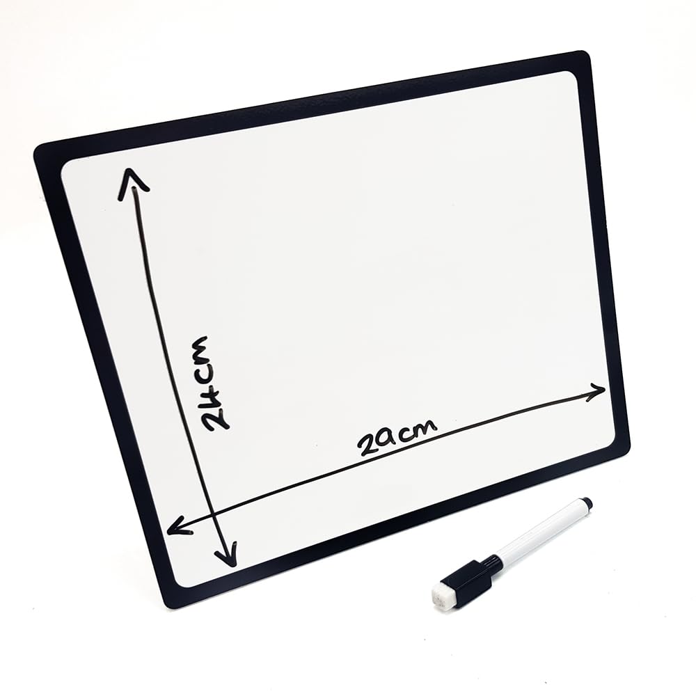 MOGO Reusable Meet and Greet Board - 30 x 50cm Dry Wipe Airport Pickup Sign for Taxi Drivers, Chauffeurs and Event Staff