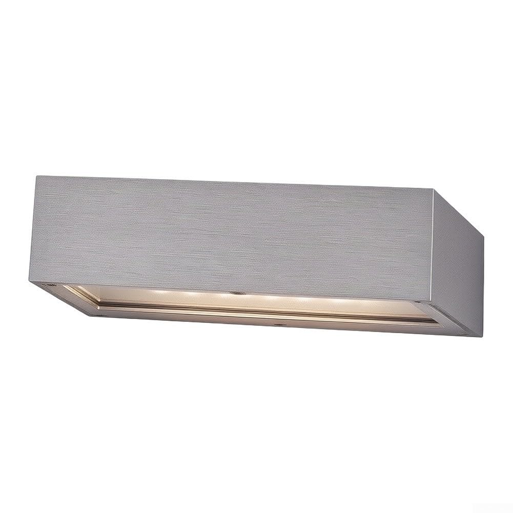 Applique murale solaire d'extérieur en aluminium blanc chaud (faible