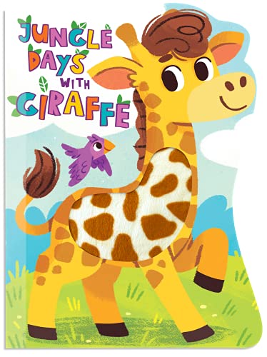 Image of Jungle Days with Giraffe - Touch and Feel Board Book - Sensory Board Book (Touch & Feel Sensory Board Books for Baby & Toddler Time)