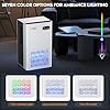 ToLife Dehumidifier for Home, 1000 sq.ft Dehumidifiers for Basement Bedroom Bathroom with 95 OZ Water Tank, Auto Shut Off 7 Colors LED Light, White Black