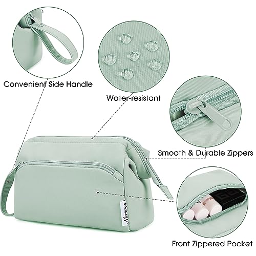 Narwey 5201 Large Women Makeup Bag Wide-Open Make Up Bag Travel Cosmetic Organizer Toiletry Bag thumb #3