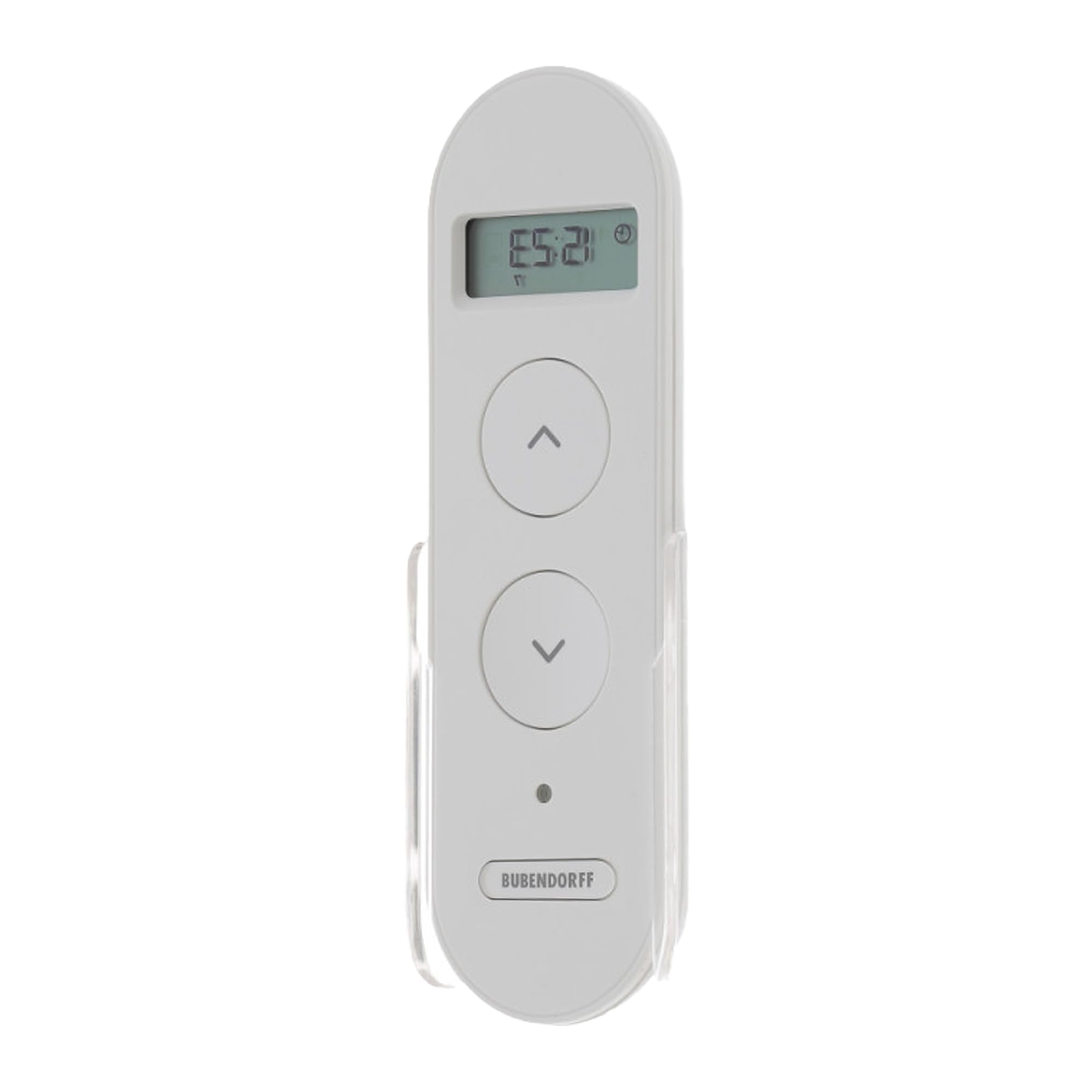 Télécommande Intelligente Multi-canaux avec Horloge pour Commande à Distance de volet Roulant - Compatible Moteur Radio et équipements Bubendorff - 5 Boutons - Blanc - Garantie Constructeur 2 Ans