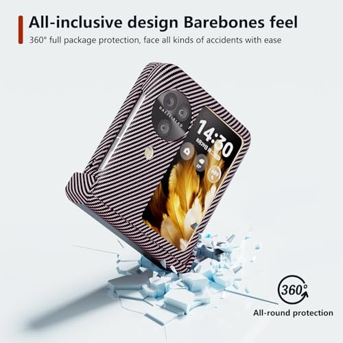 Coque compatible avec Oppo Find N3 antichoc et étui rigide carbone - 6