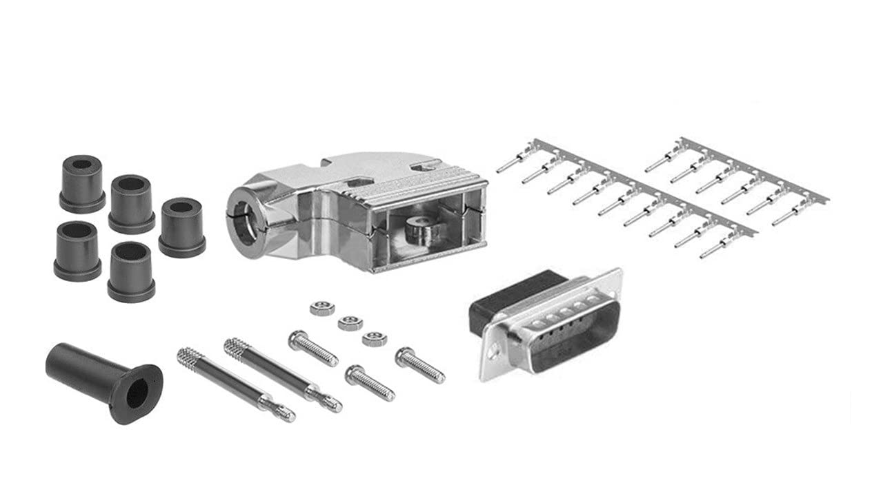 Buy Best DB15 Male Crimp on Connector DIY Kit Includes Crimp on Connector