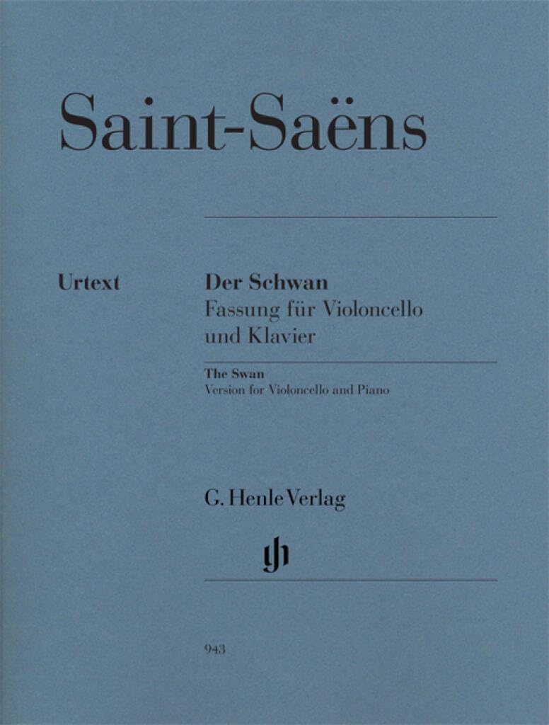 The Swan from 'The Carnival of the Animals' - Cello and piano - (HN 943): Instrumentation: Violoncello and Piano