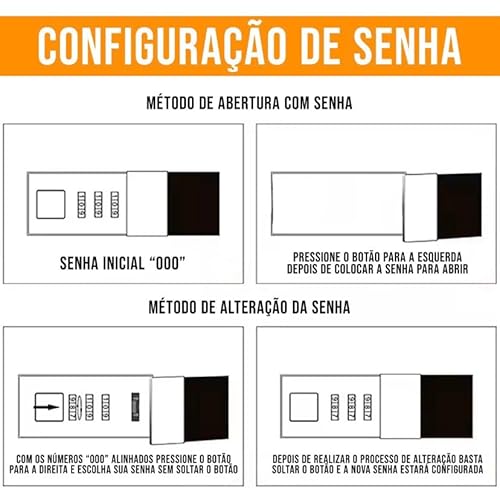 Livro Diário Caderno Agenda Permanente Lock Senha 2025 couro (Preto)
