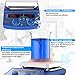 FOUR E'S SCIENTIFIC 510℃/950°F 7 Inch Magnetic Stirrer Hot Plate with Timer Max 20L Stirring Capacity 50-1500RPM 110V
