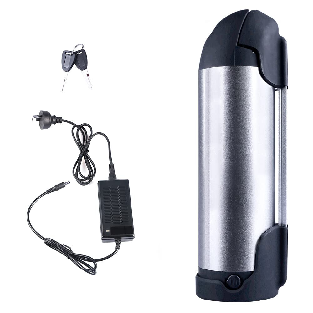 Ebike Battery 48V 8AH/10AH Kettle Battery Kettle Electric Lithium Battery with 54.6V 2A Charger, Switch, BMS Protection Board for 700W~200W Motor.
