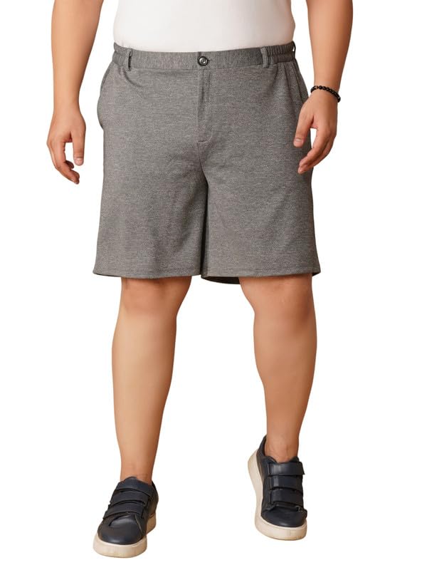 Image of OOMPH! Men's Short for Summer | Stretchable Fabric | Breathable & Lightweight | Casual Lounge Short with Elastic Waistband & Drawstring