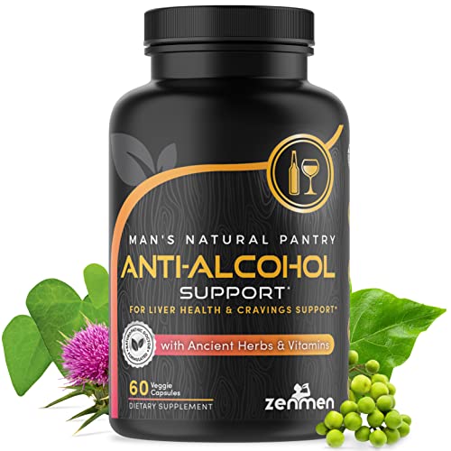 ZenMen Better Morning - Liver Detox, Immune Support, Energy Boosting - Dihydromyricetin DHM, Chromium, Kudzu, Milk Thistle, Jurubeba, Chanca Piedra, Glutahione Precusor Support, 5HTP - Vegan Capsules