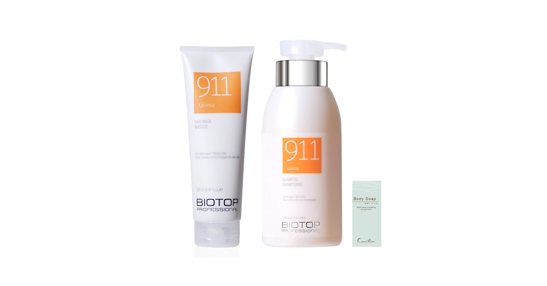 BIOTOP 911 ヘアマスク & シャンプー セット Amazon | BIO TOP 911シャンプー 330ml 911マスク 250ml
