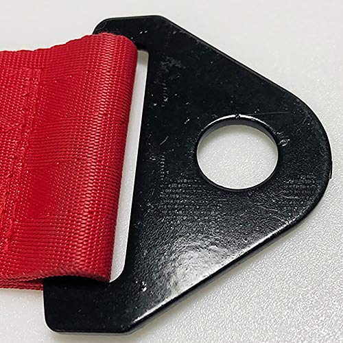 Onever Car Jdm Sports Red Racing Tow Strap, Personalized Trailer Hook Decorative For Front Or Rear Front Bumper Decorative Trailer Belt, Jdm Accessories #TOP6
