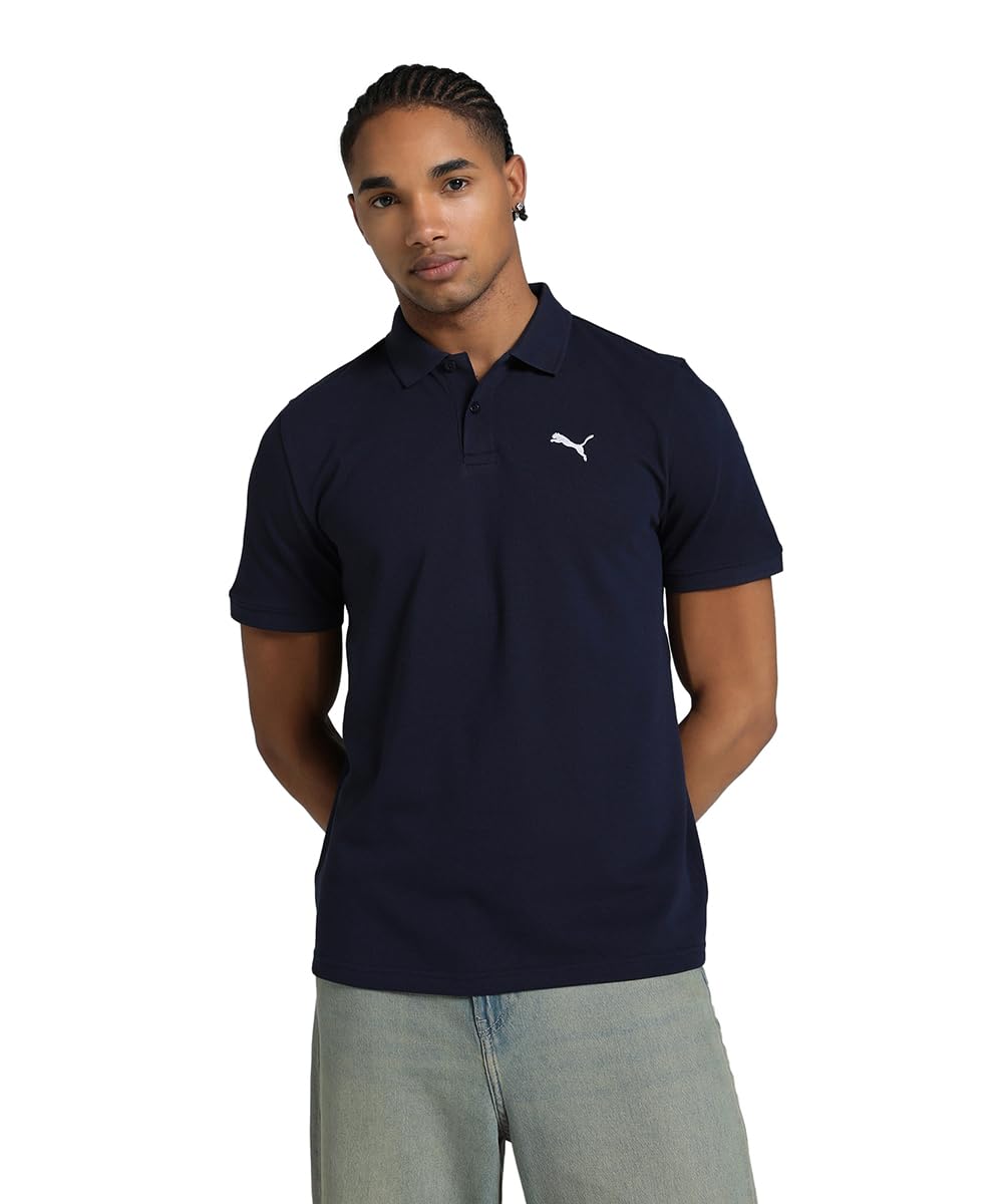 puma Men's Solid Regular Fit Polos-picture-10