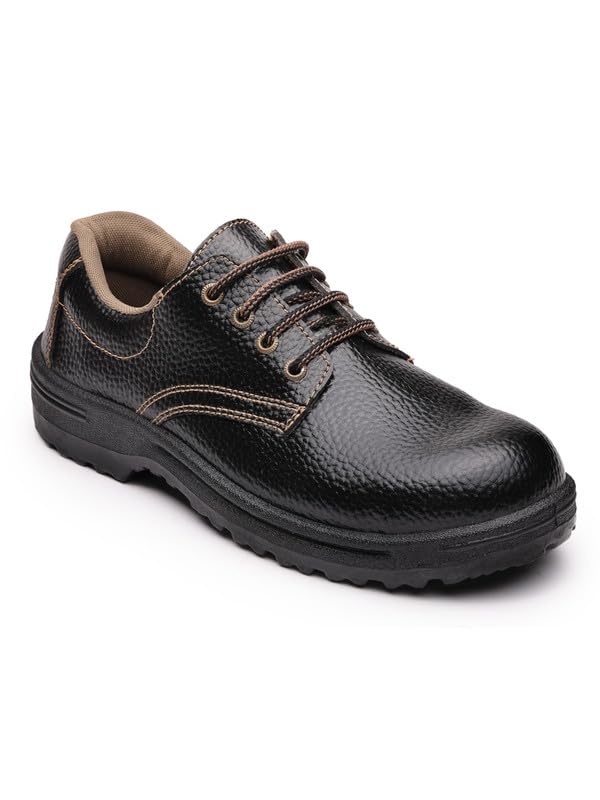unistar Men's Leather Safety Shoe Non-Slip for Industrial Work Boot Waterproof Steel Toe Footwear Indestructible Construction Slip Resistant Shoes-picture-42