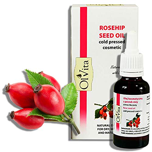 Ol'Vita: Puro olio di rosa canina - Vergine pressato a freddo - Naturale pelle Serum 30ml